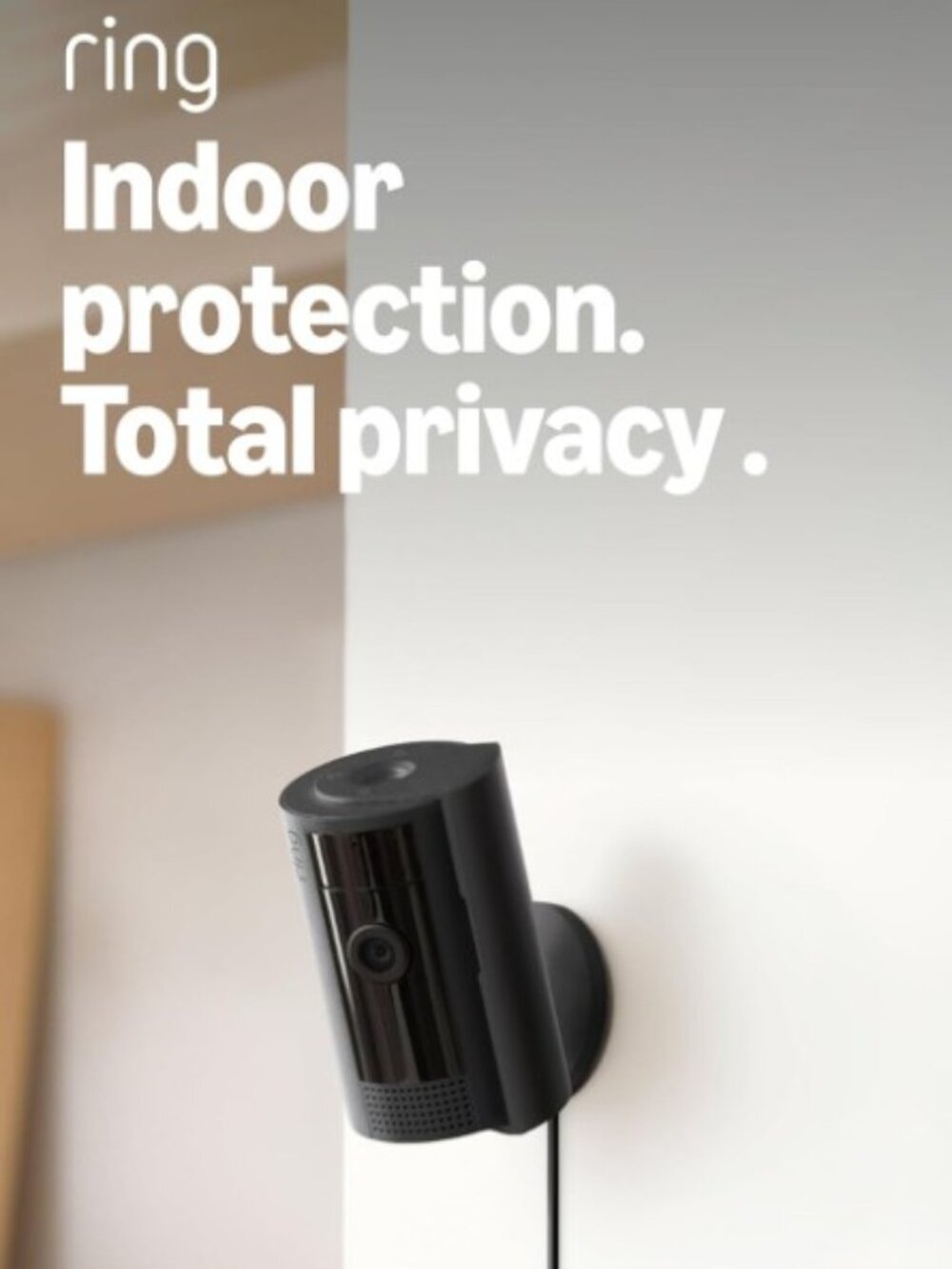 Ring Indoor Cam 2nd Gen 1080p HD Video Indoor Wi-Fi Camera, Black, Plug-In
